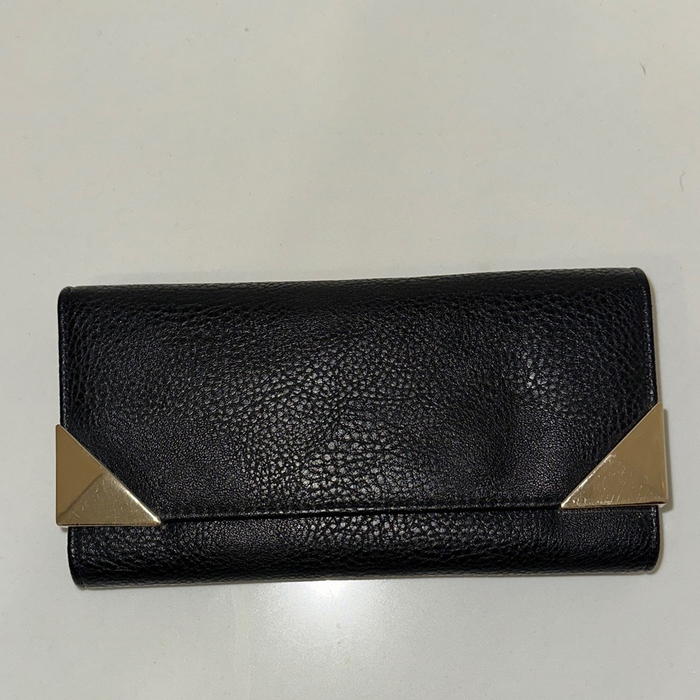 Faux leather clutch/wallet